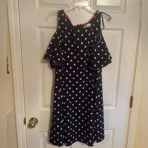 Eliza J pokadot dress in size 16.